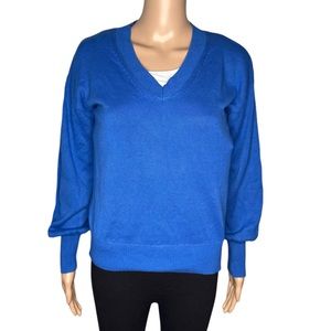 Banana Republic women’s royal blue long sleeve v-neck sweater size XS